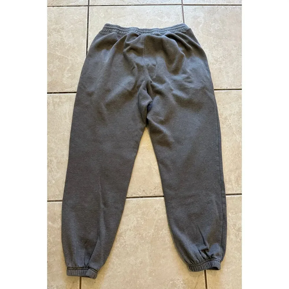 The North Face Men's Gray Sweatpants Joggers Elastic Waist Pockets Size Medium